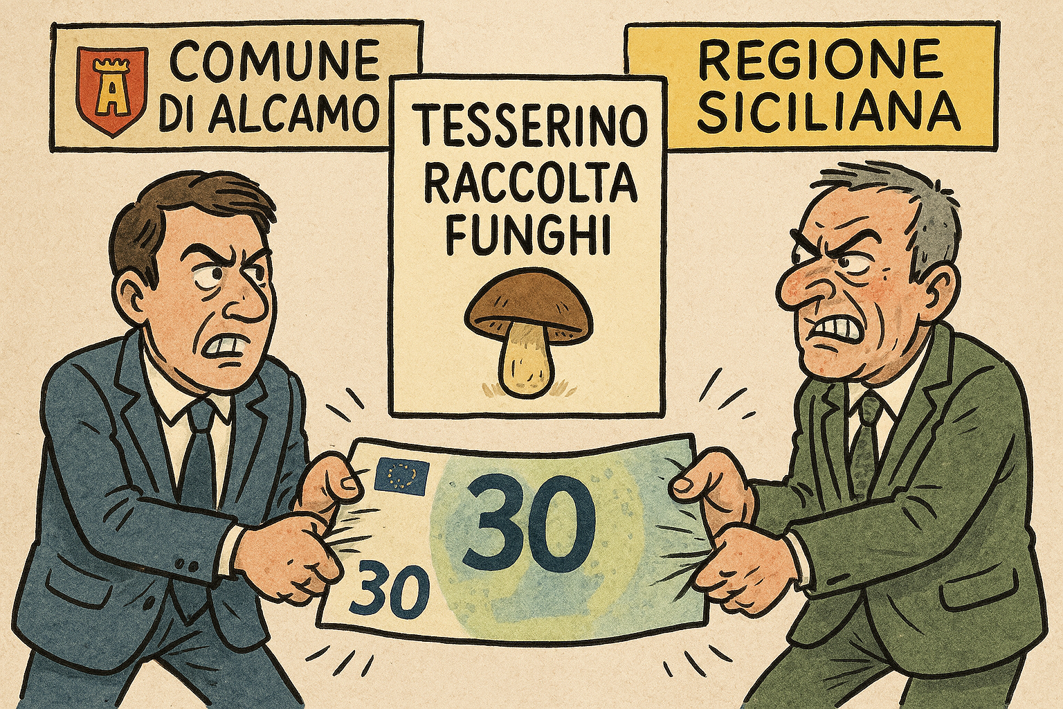 30 euro contesi per un tesserino