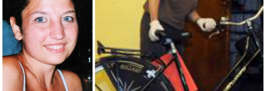 Chiara Poggi e la bici oggetto delle indagini