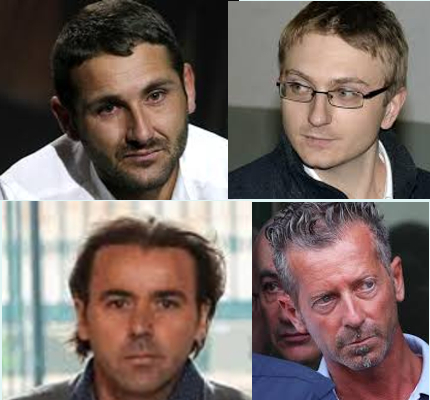 Salvatore Parolisi, Alberto Stasi, Michele Buoninconti, Massimo Bossetti